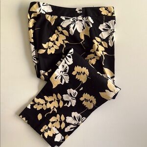 Rafaella cropped floral pants 8